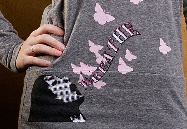 Breathe Girl's Heather V-neck