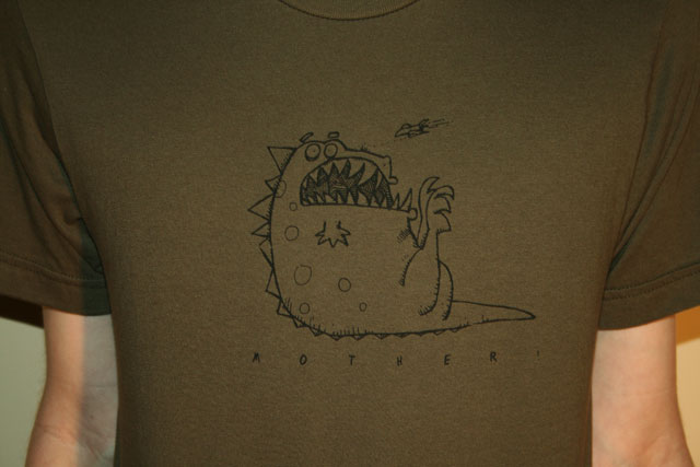 Mother! Godzilla Guy's Tee, Army