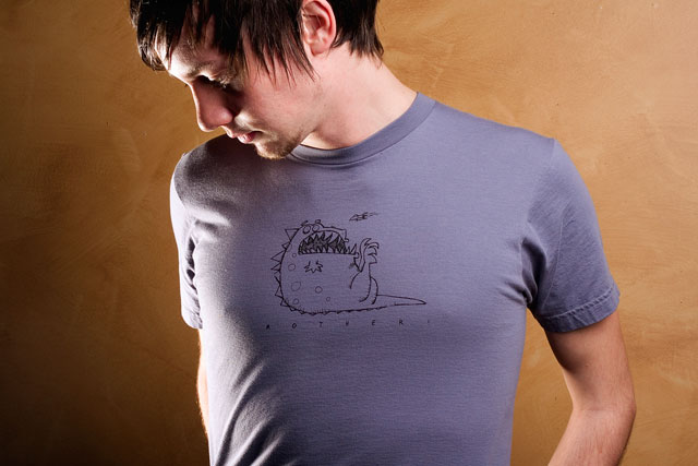 Mother! Godzilla Guy's Tee, Slate