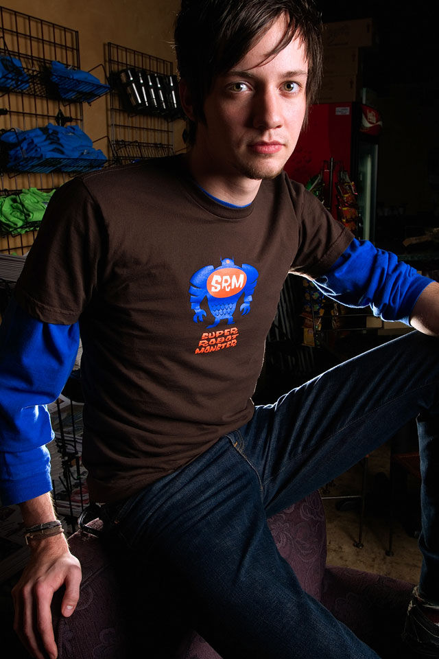 Super Robot Monster Guy's Tee, Brown